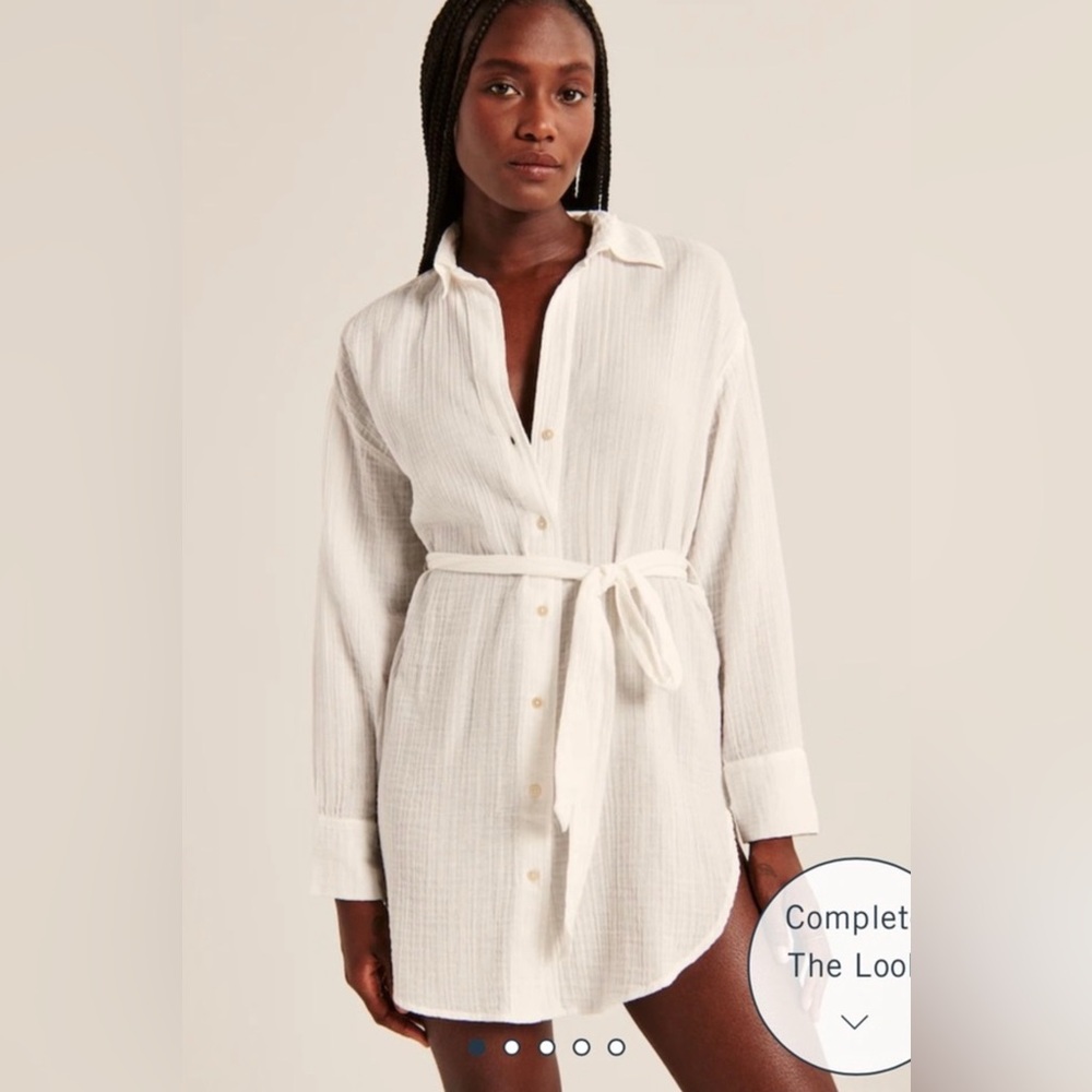 Abercrombie Shirt Dress Cover Up